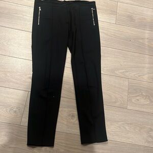 Zara black skinny pants ankle length, great condition SZ L